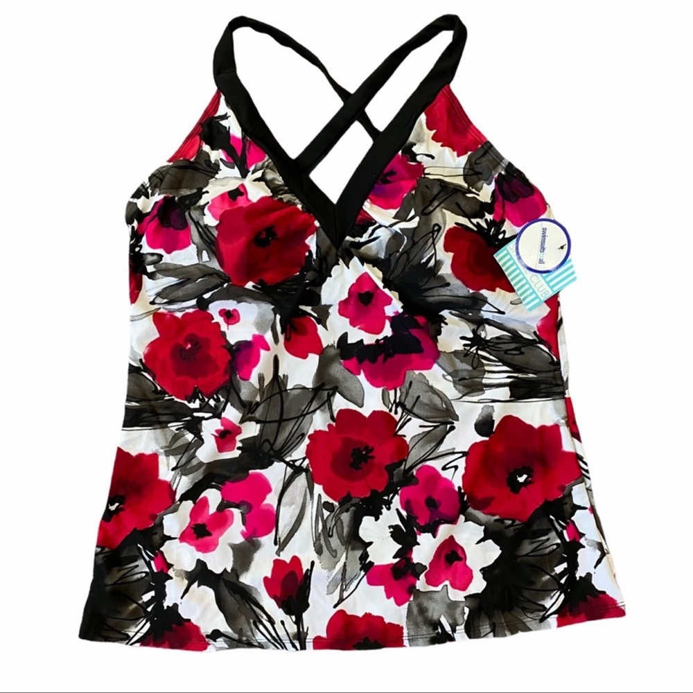 Swimsuits For All Shore Club Swim Top NWT
